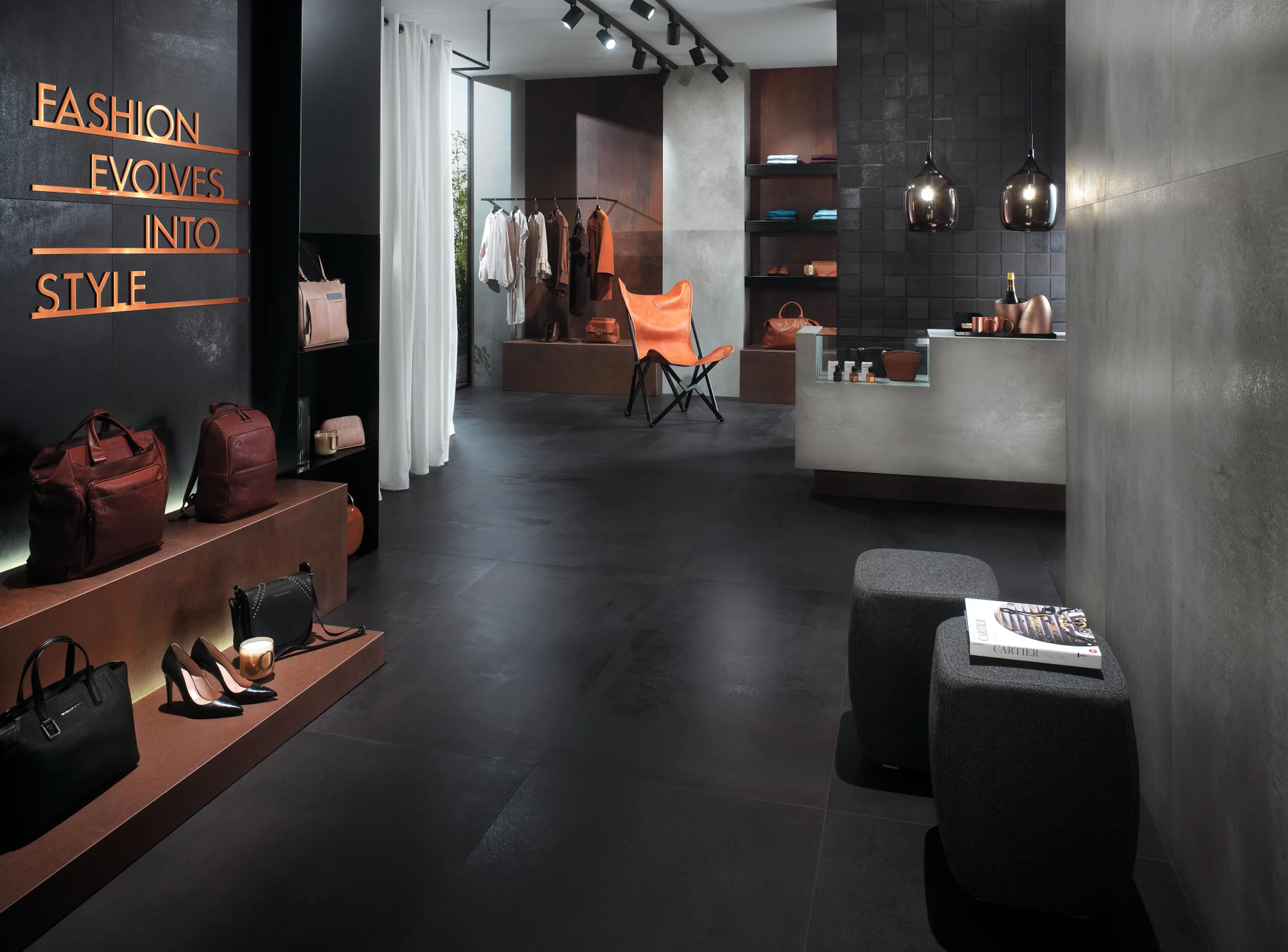 Plăci ceramice din porțelan cu aspect metalic, Blaze, Porcelain Tiles