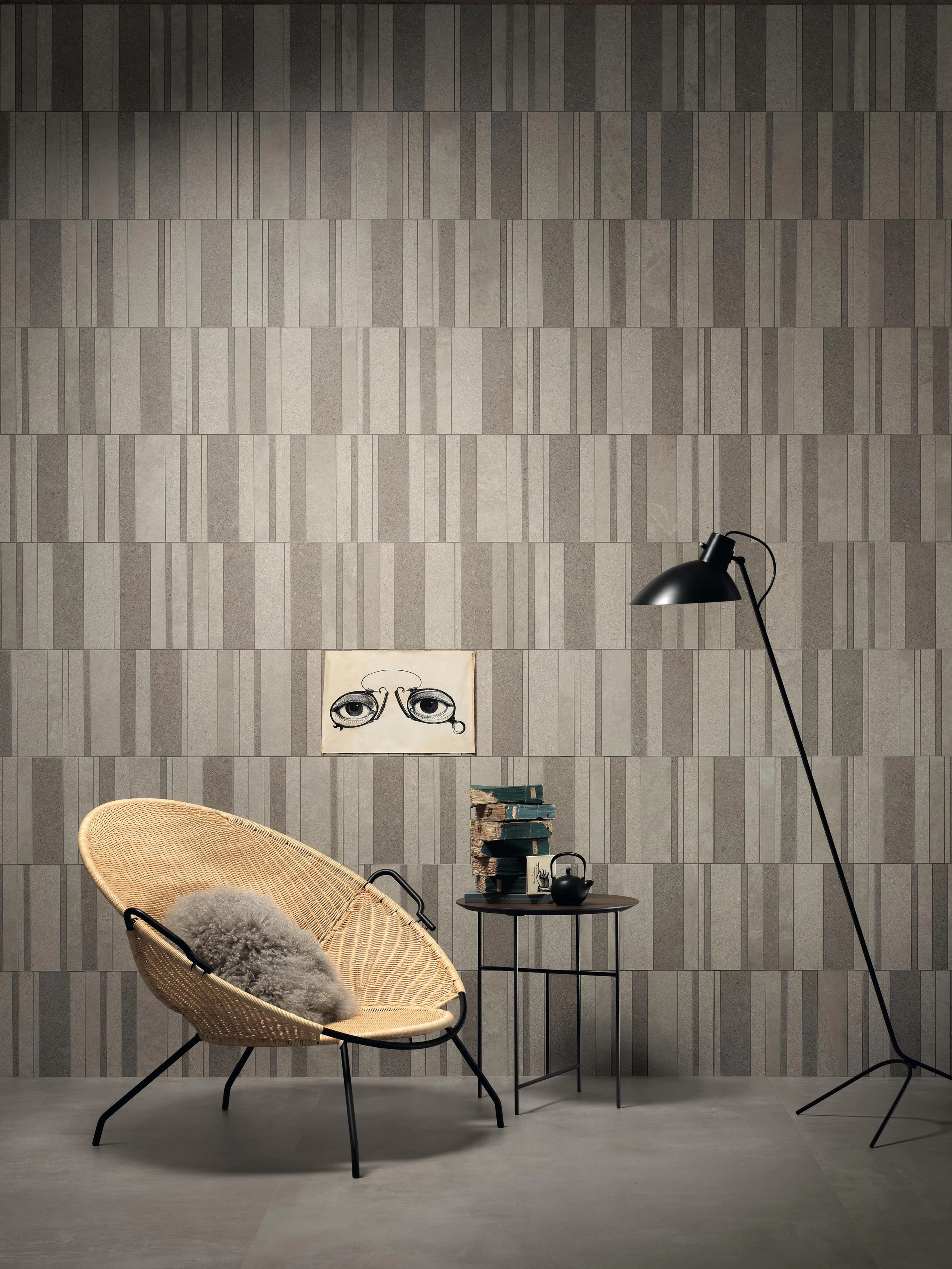 Plăci ceramice din porțelan cu aspect de ciment, Canone inverso - imagine 6