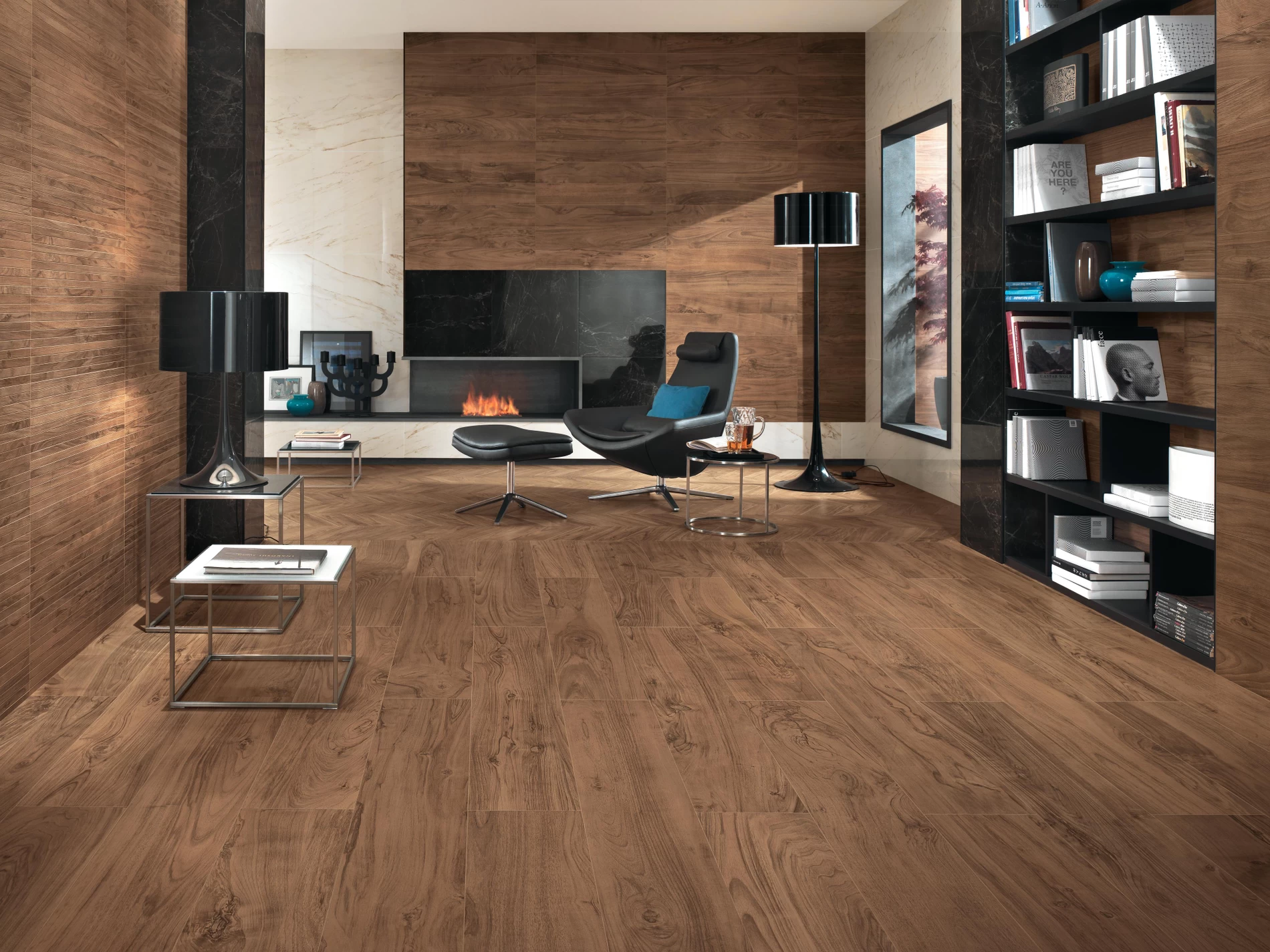 Plăci ceramice din porțelan cu aspect de lemn, Etic Pro, Porcelain Tiles