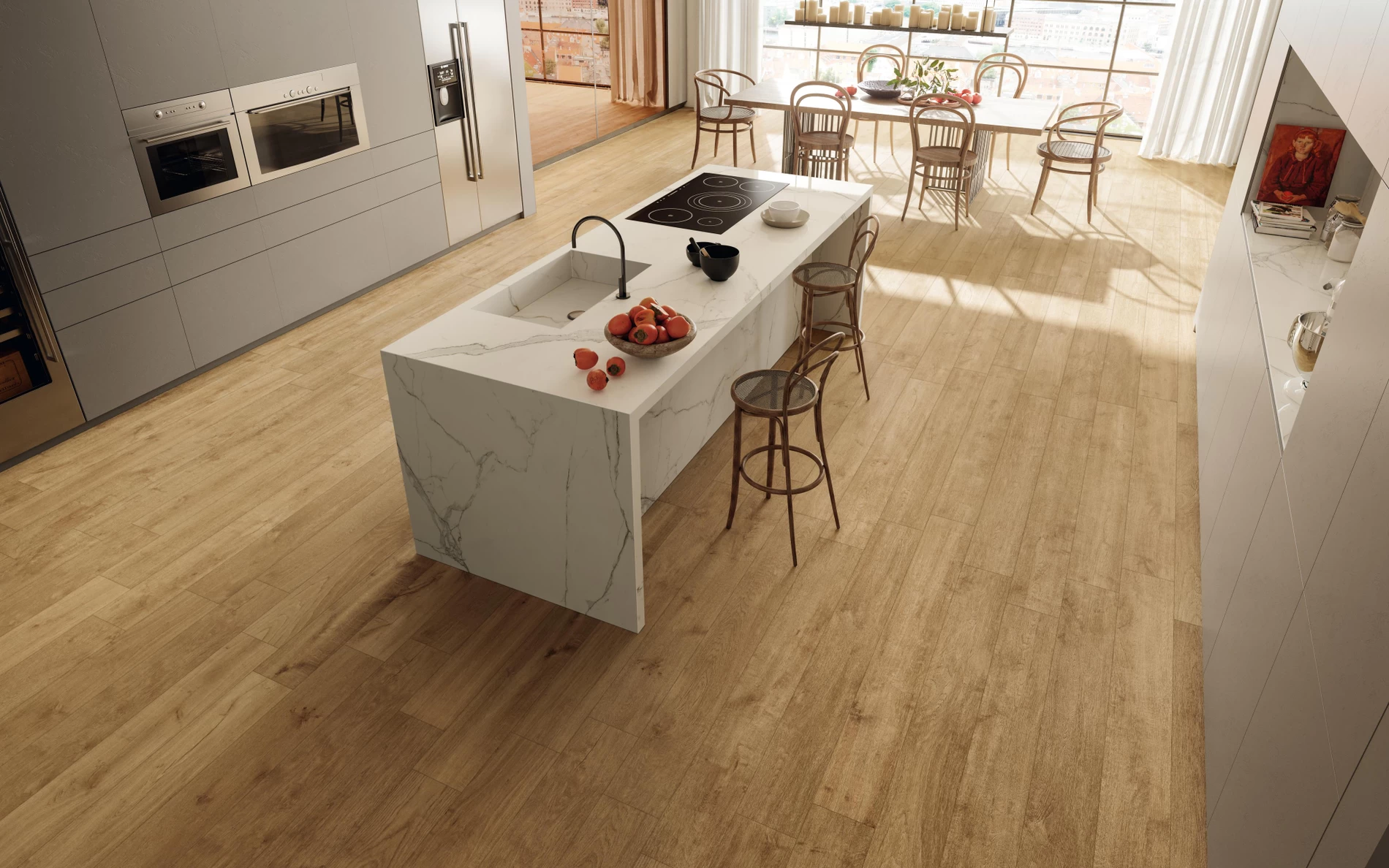 Plăci ceramice din porțelan cu aspect de lemn, Heartwood, Porcelain Tiles - imagine 7
