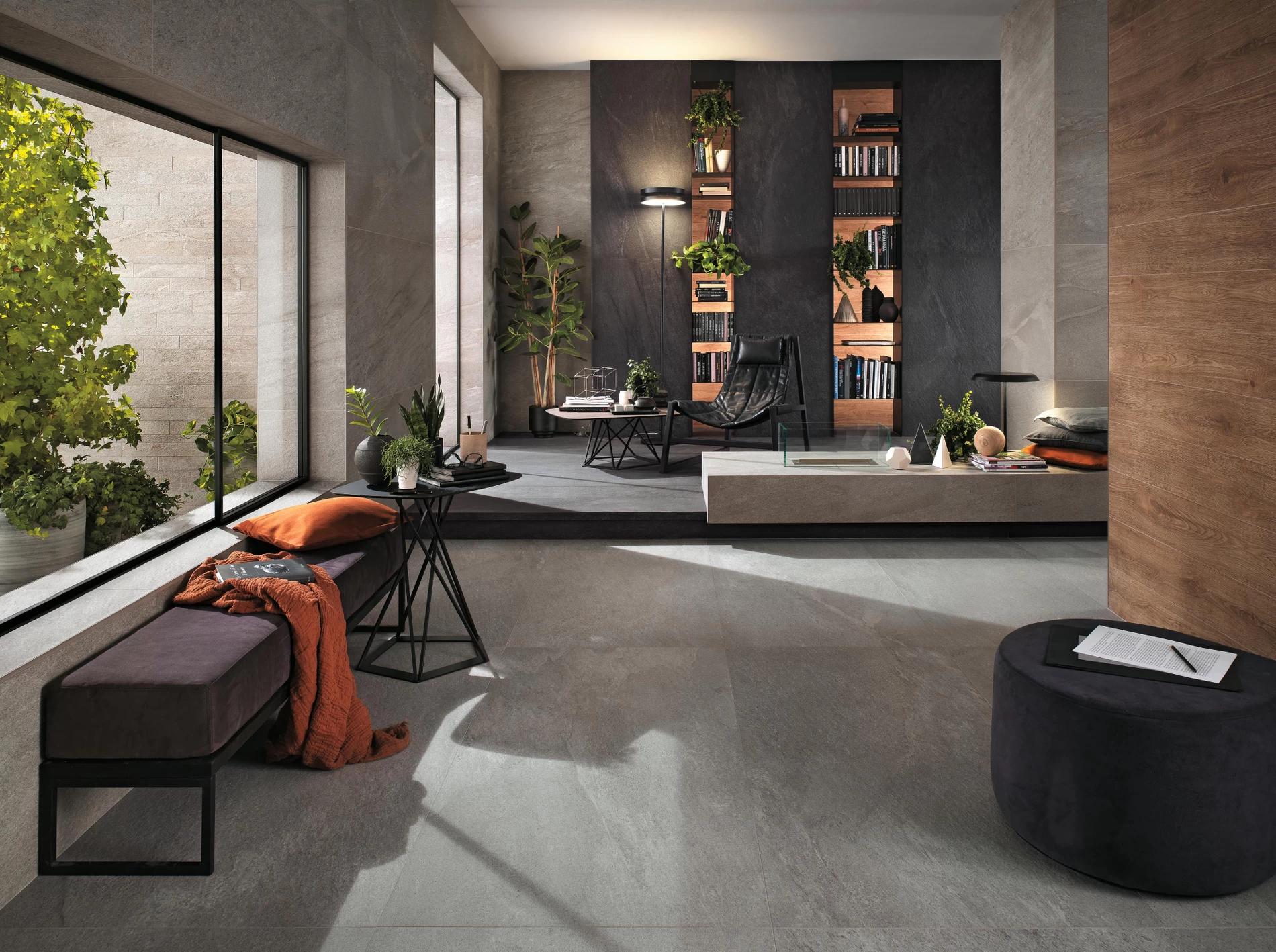 Plăci ceramice din porțelan cu aspect de piatră, Klif, Porcelain Tiles - imagine 2