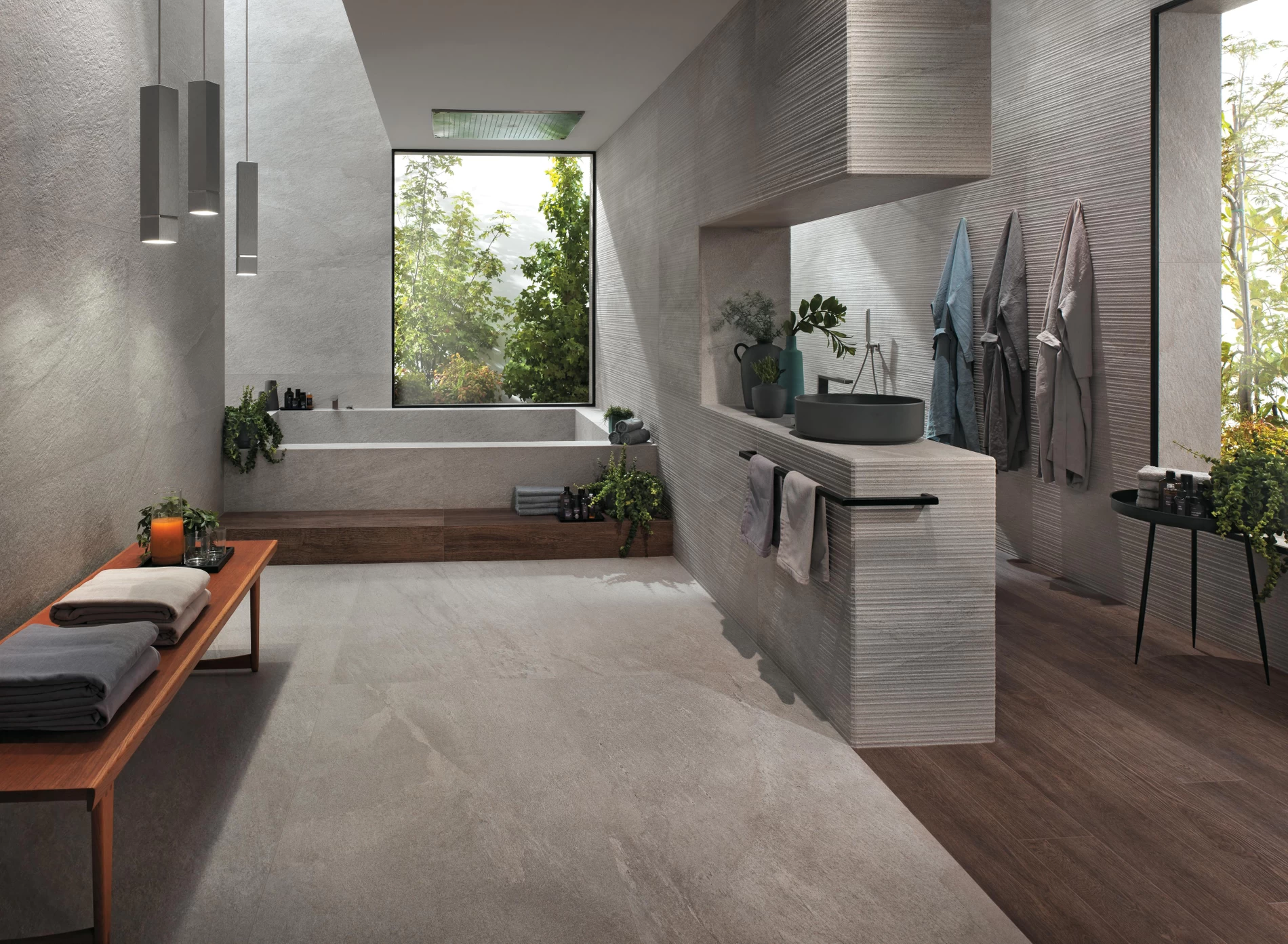 Plăci ceramice din porțelan cu aspect de piatră, Klif, Porcelain Tiles - imagine 3