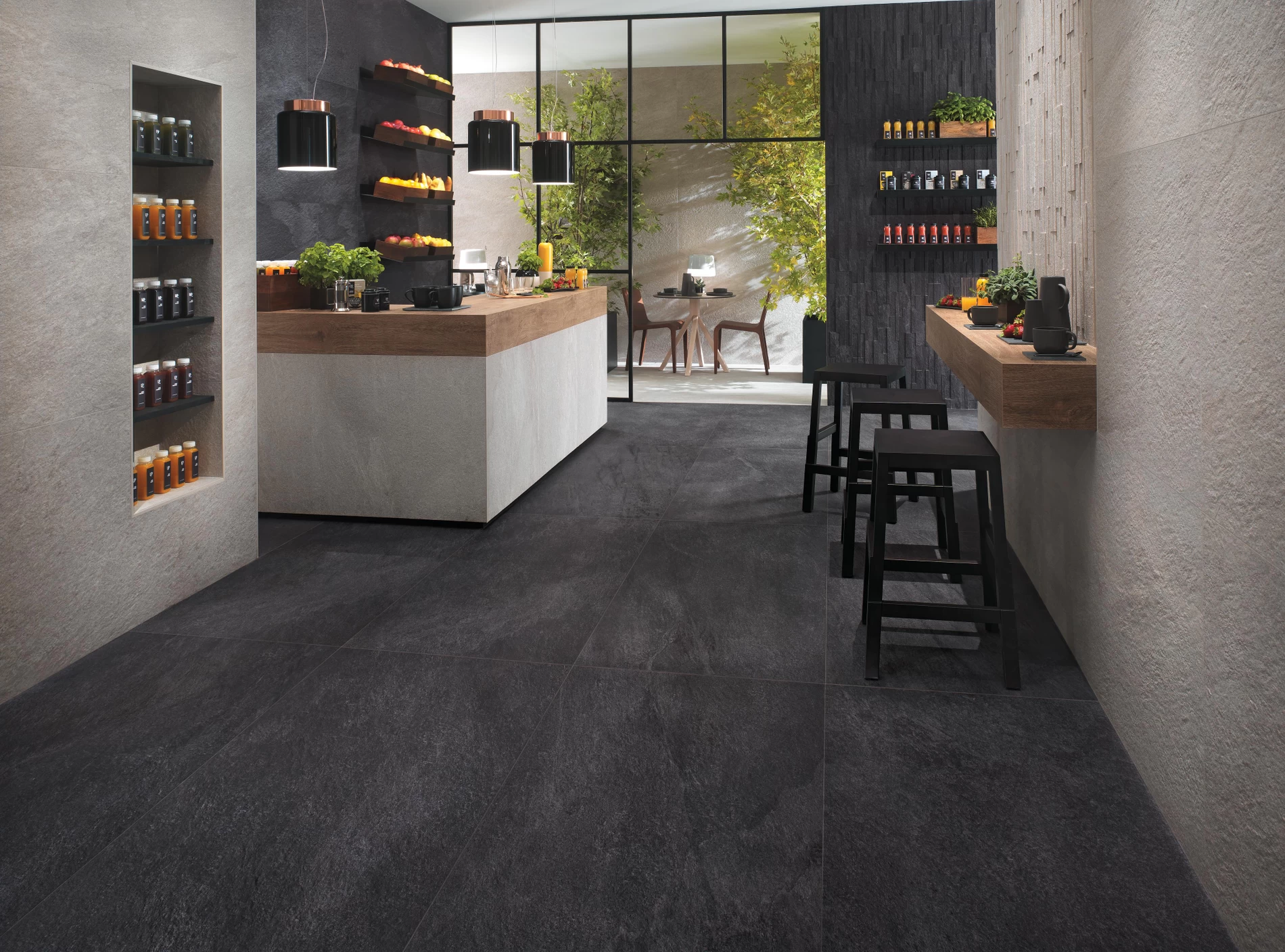 Plăci ceramice din porțelan cu aspect de piatră, Klif, Porcelain Tiles