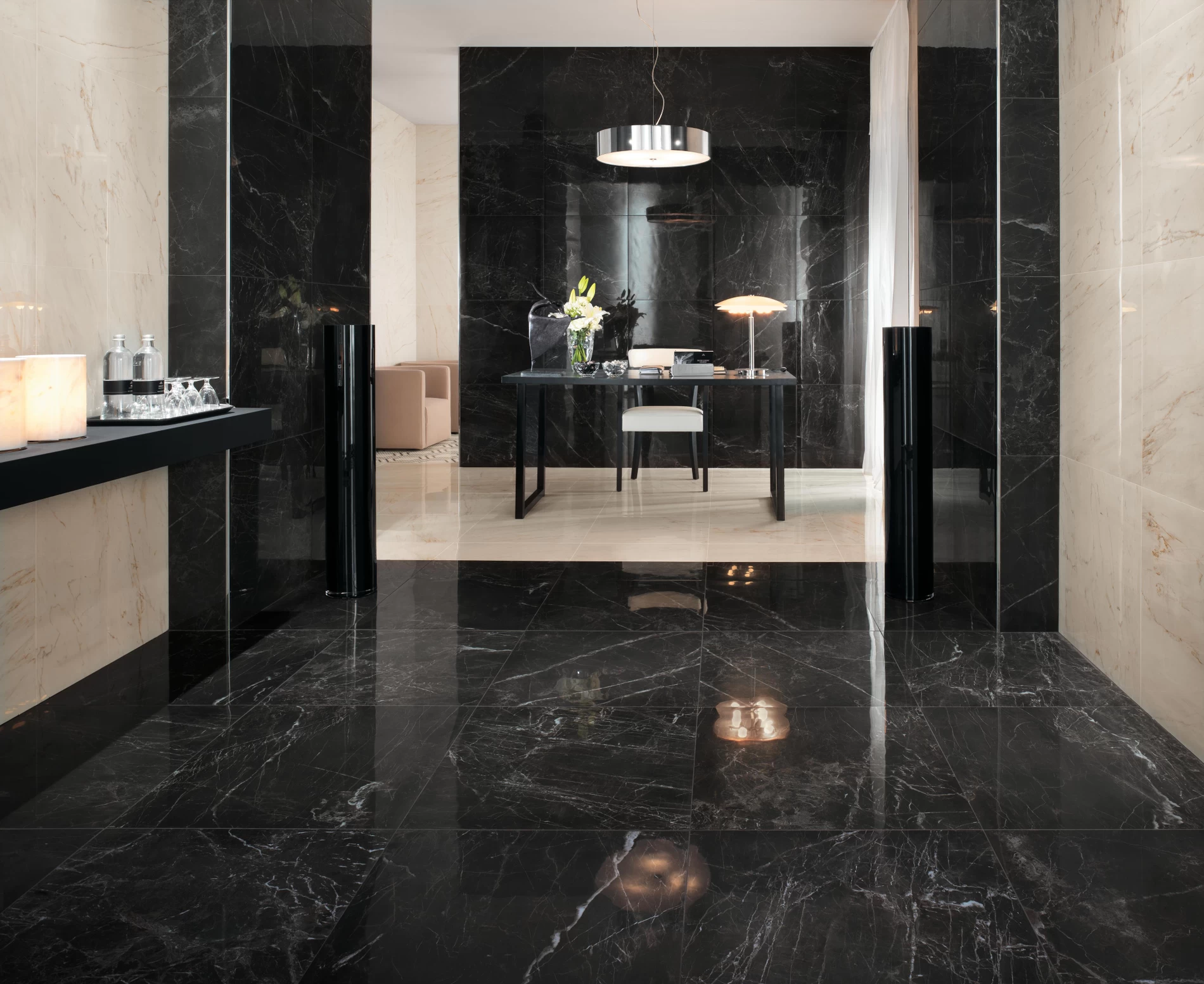 Plăci ceramice din porțelan cu aspect de marmură, Marvel Pro, Porcelain Tiles