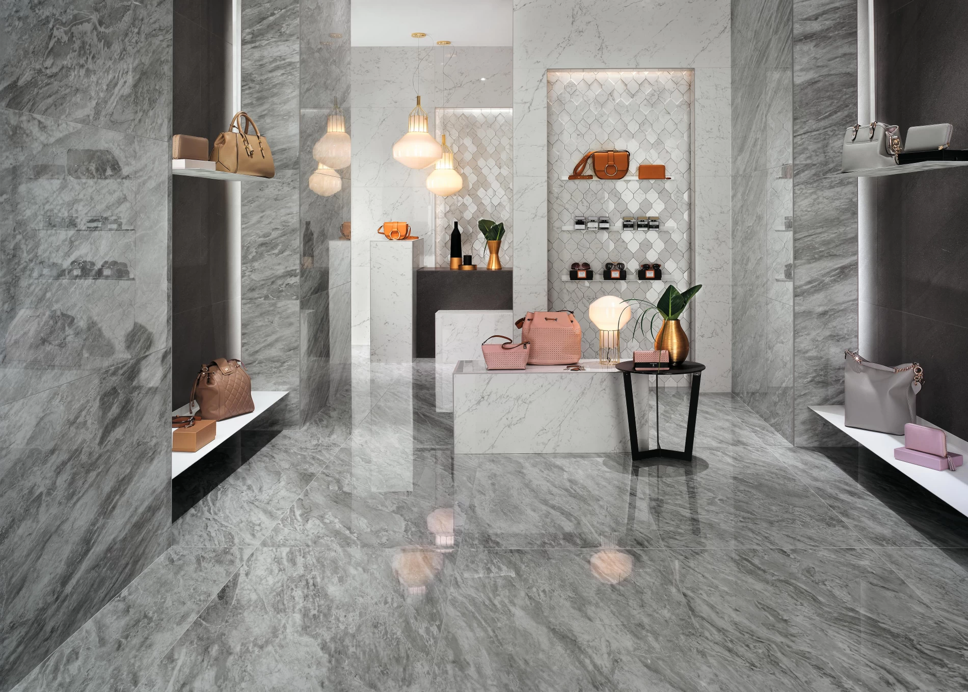 Plăci ceramice din porțelan cu aspect de marmură, Marvel Stone, Porcelain Tiles - imagine 7