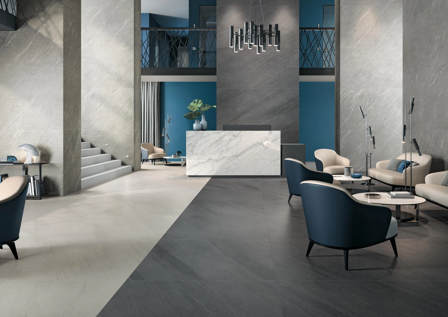Plăci ceramice din porțelan cu aspect de marmură, Marvel Stone, Porcelain Tiles - imagine 10